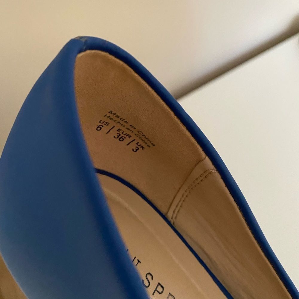 Call It Spring Blue Pointed Heels - Picture 3 of 10
